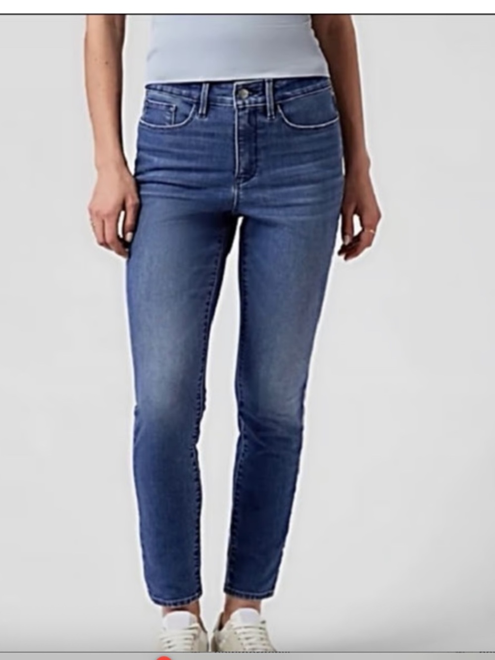 Athleta Straight Leg Sculptek Jeans, Sz 8